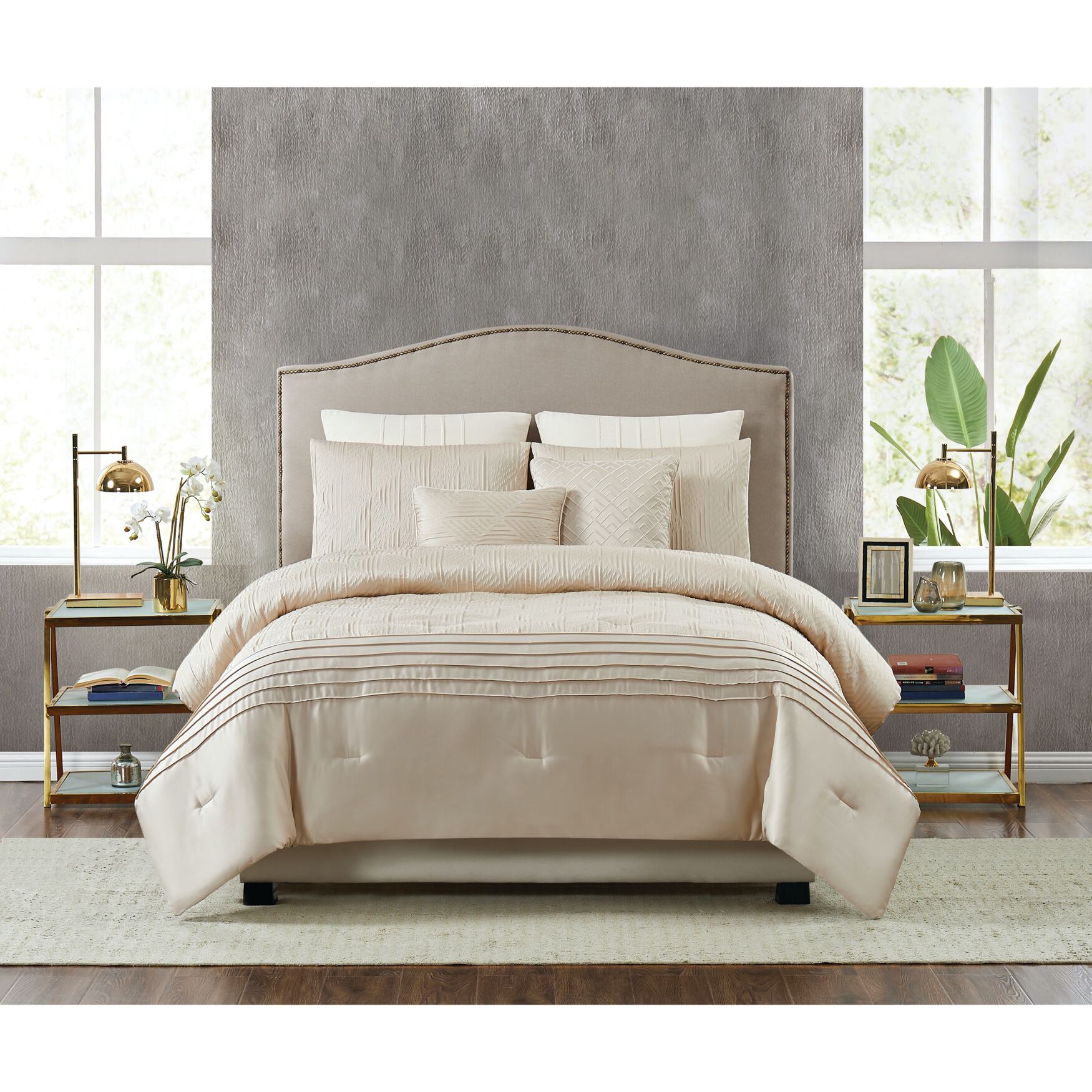 Noelle Comforter Set, GOLD, hi-res image number 0