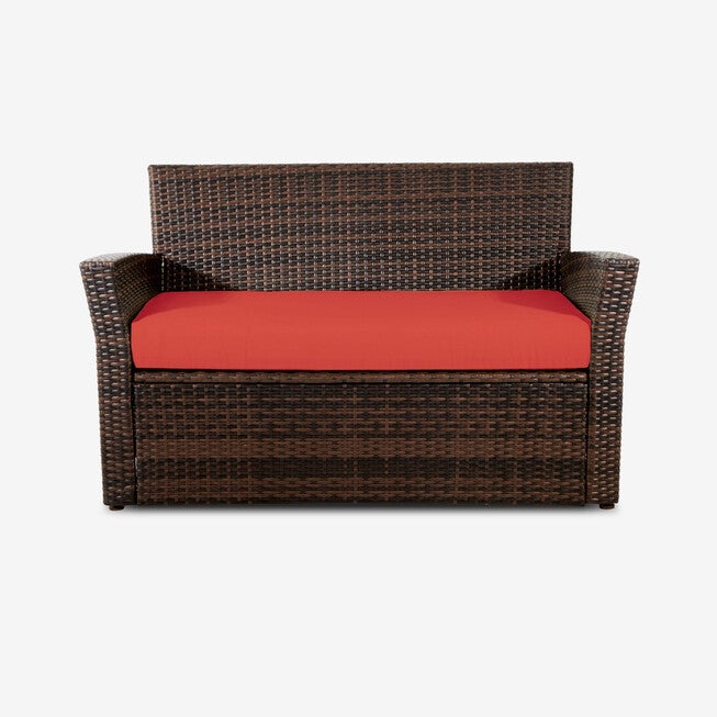 Santiago Loveseat, BROWN GERANIUM, hi-res image number null
