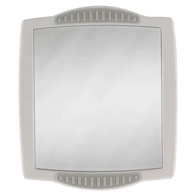 Fog Free Clip-On Shower Mirror, GRAY, hi-res image number 0