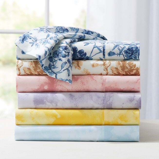 Microfiber Printed Bed Tite™ Sheet Set, , on-hover image number 1