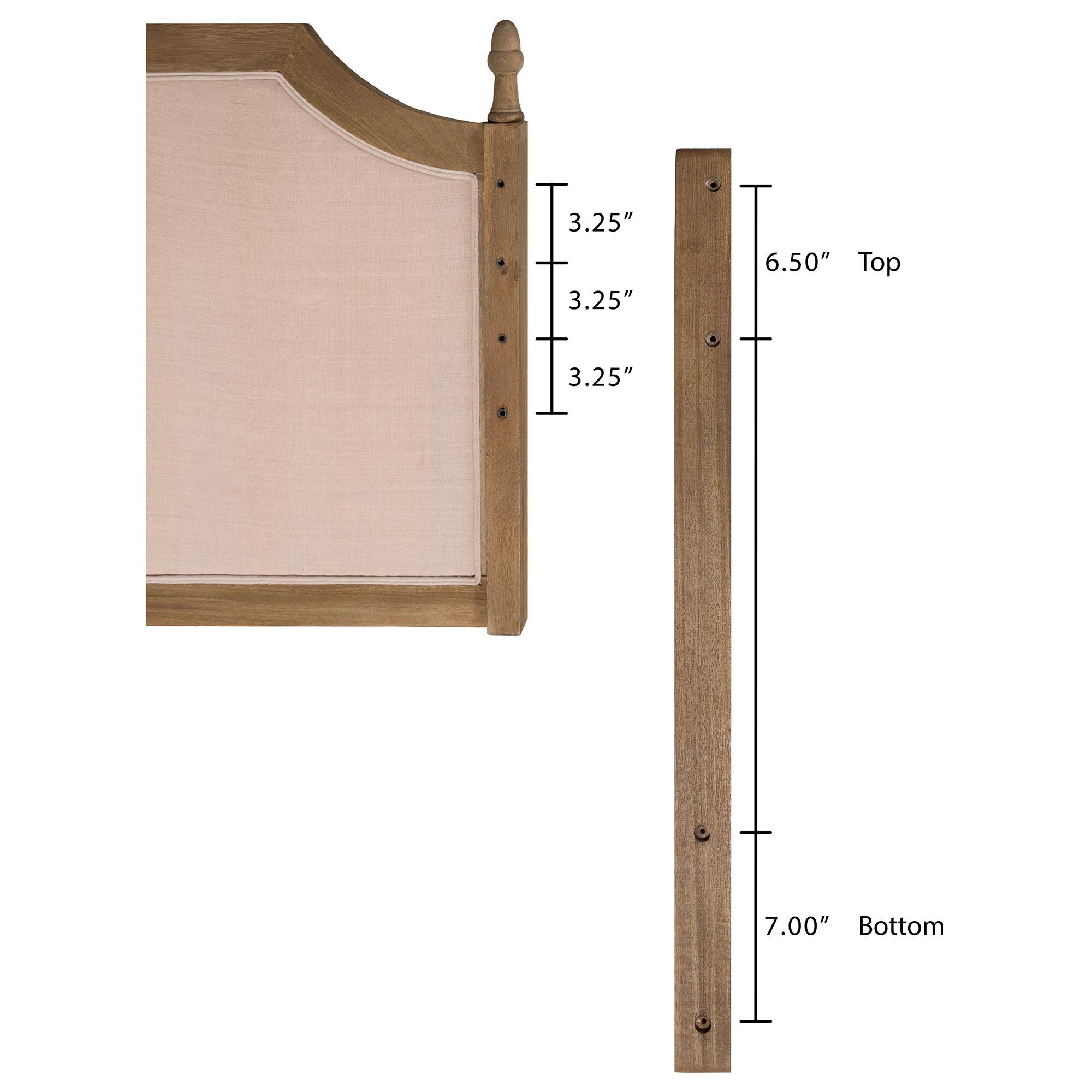 Lourdes Upholstered Headboard, BEIGE, alternate image number 6