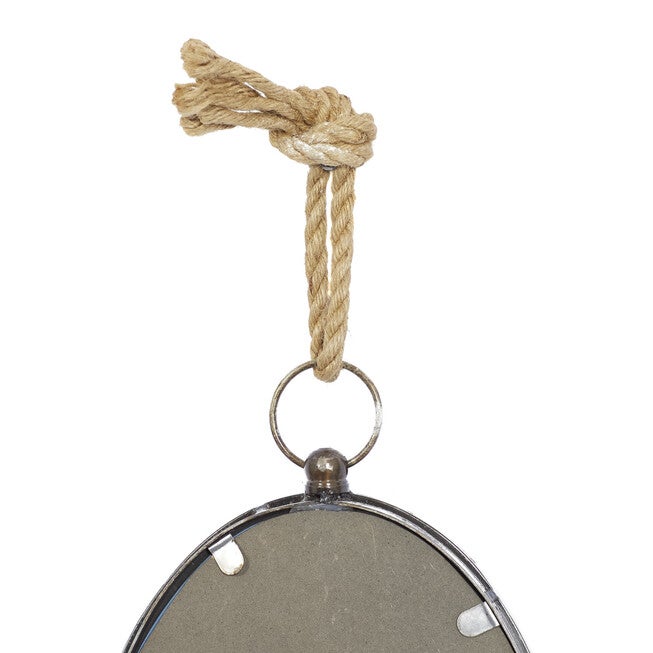 Set Of 5 Grey Metal Glam Wall Mirror, , alternate image number 2