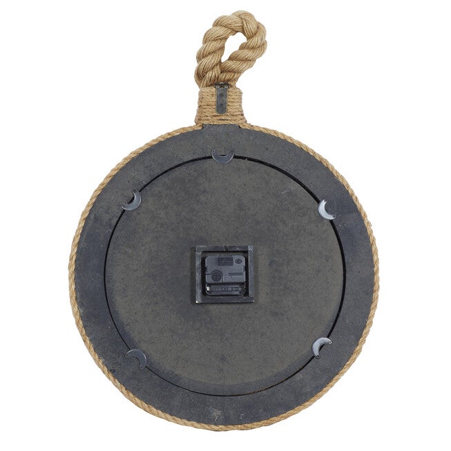 Beige Coastal Wood Wall Clock, , alternate image number 2