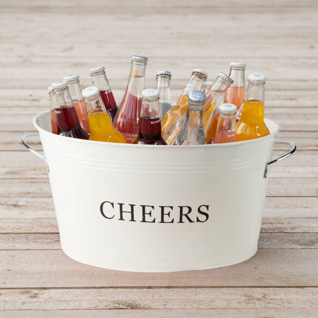 Cheers Galvanized Metal Tub, , alternate image number null