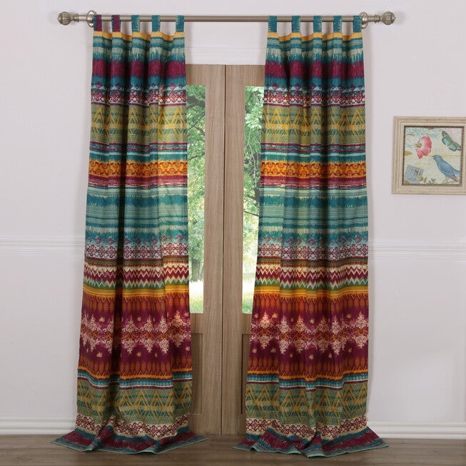 Southwest Curtain Panel Pair , MULTI, hi-res image number 0