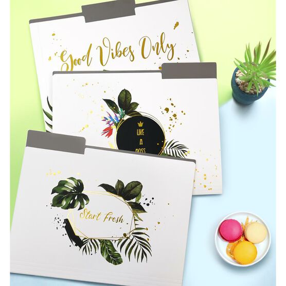 Inspirational File Folders 12 Folders King Size