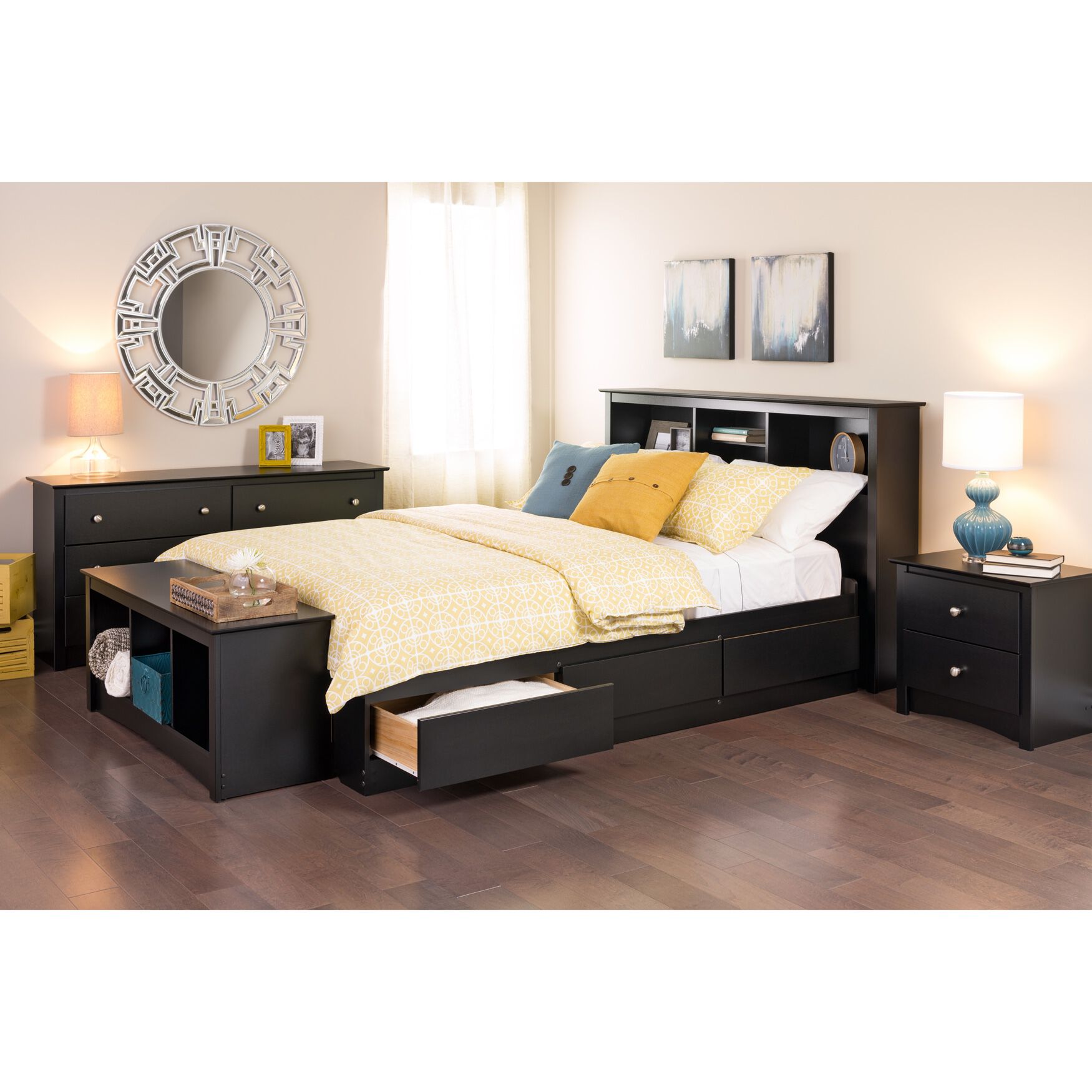 Sonoma 6 Drawer Dresser, Black, , alternate image number 4