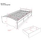 Twin XL Mate’s Platform Storage Bed with 3 Drawers, , alternate image number null