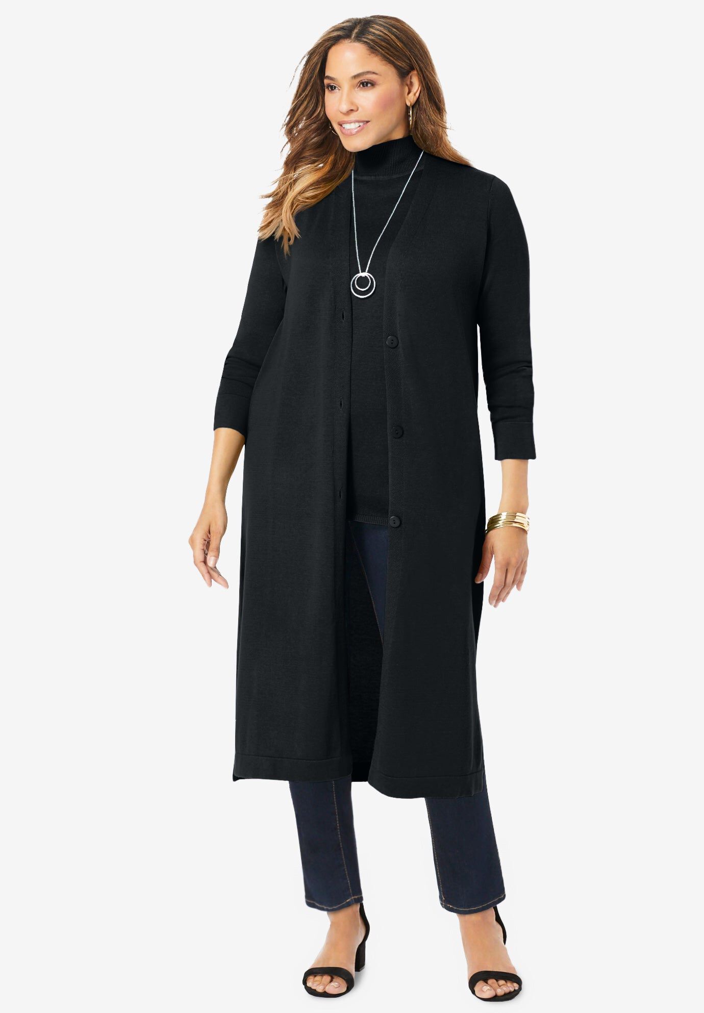 Fine Gauge Duster Cardigan