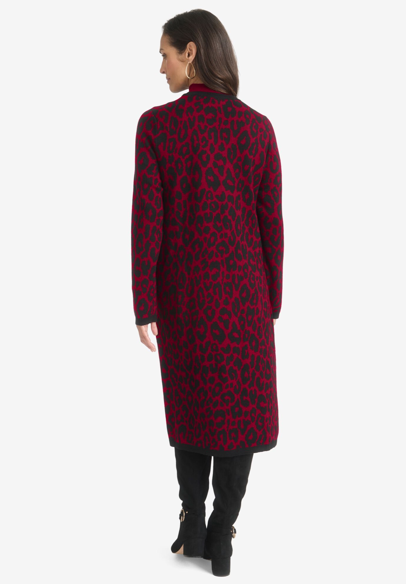 2-Piece Sweater Jacket Dress, , on-hover image number 1