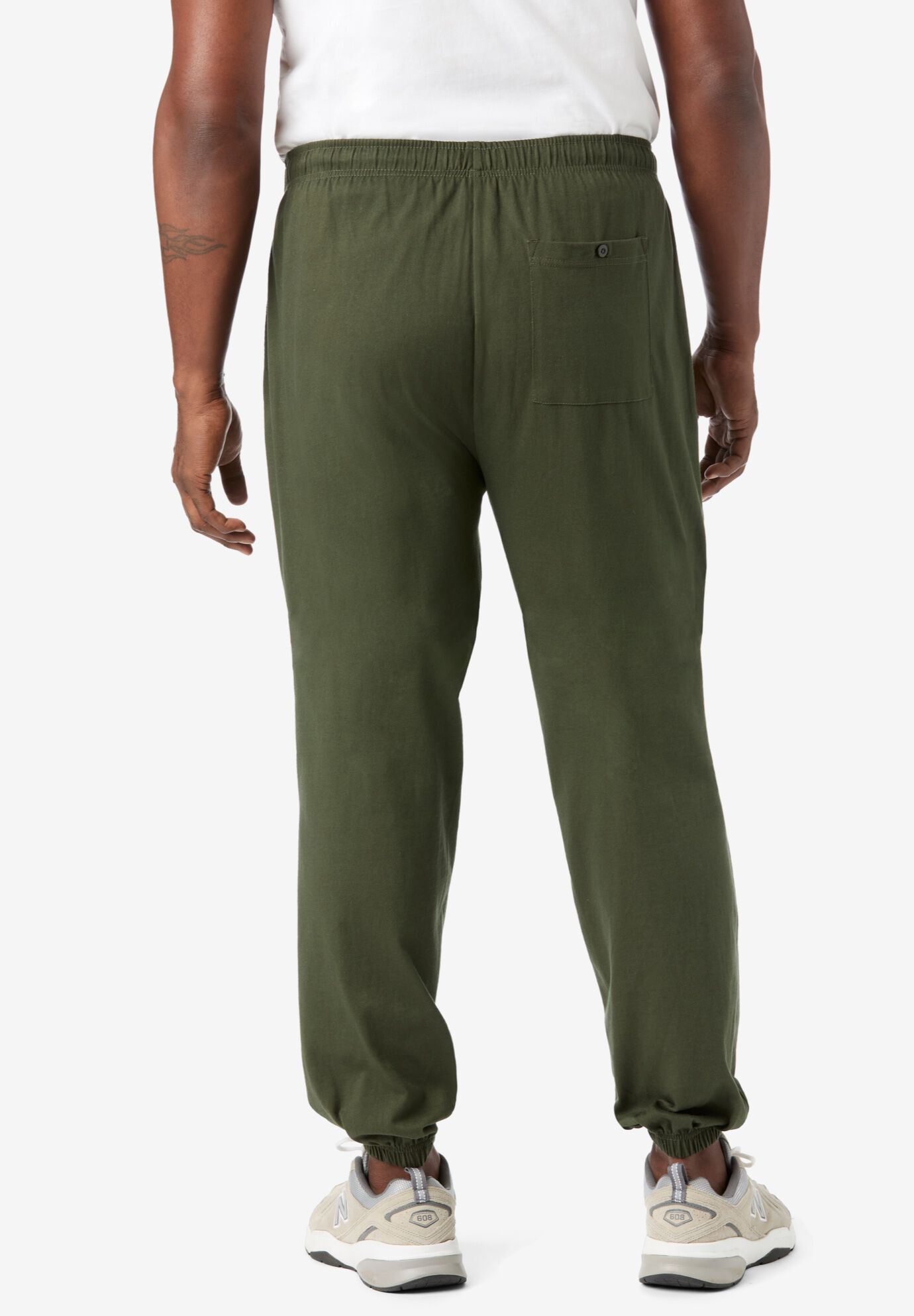 Elastic cuff sweatpants outlet
