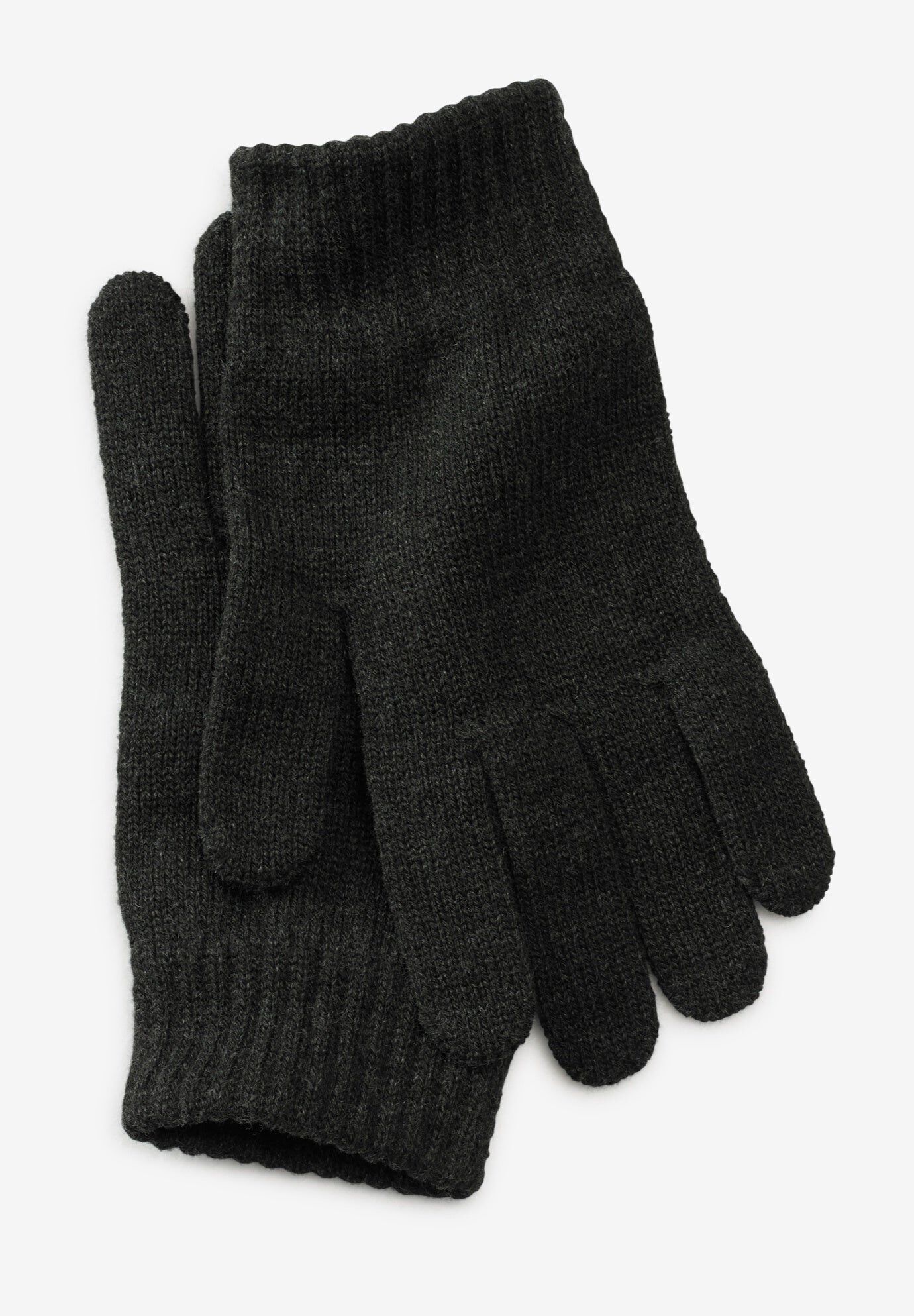 Extra Large Knit Gloves, CHARCOAL MARL, hi-res image number 0