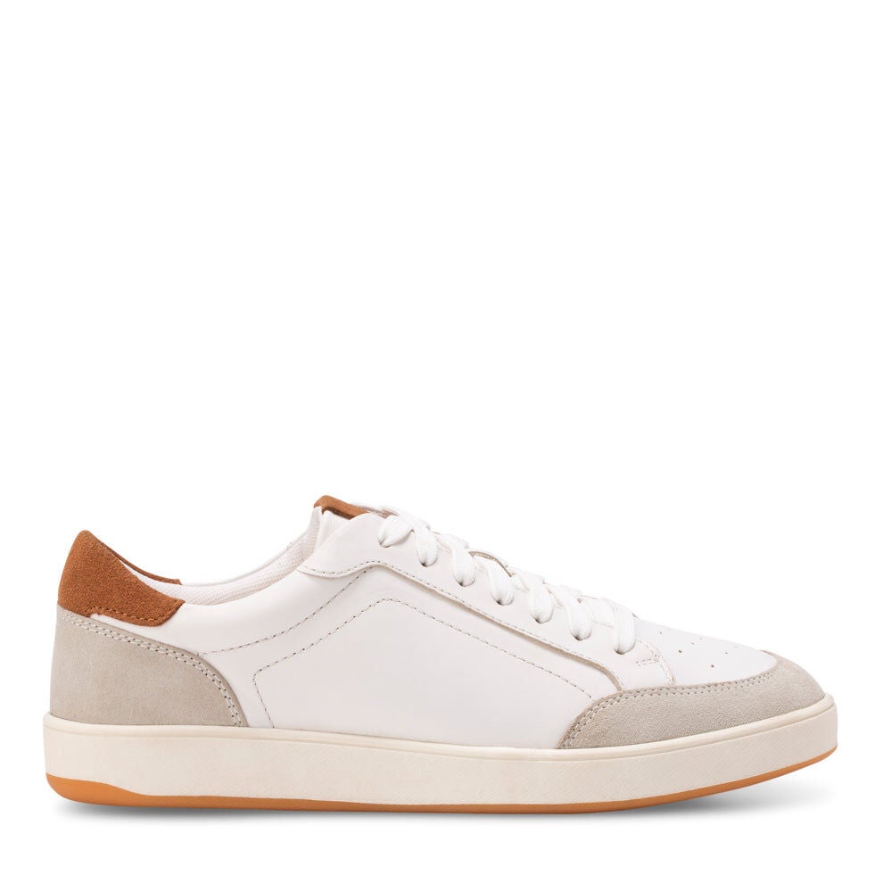 Walden Leather Sneaker, WHITE, alternate image number 2