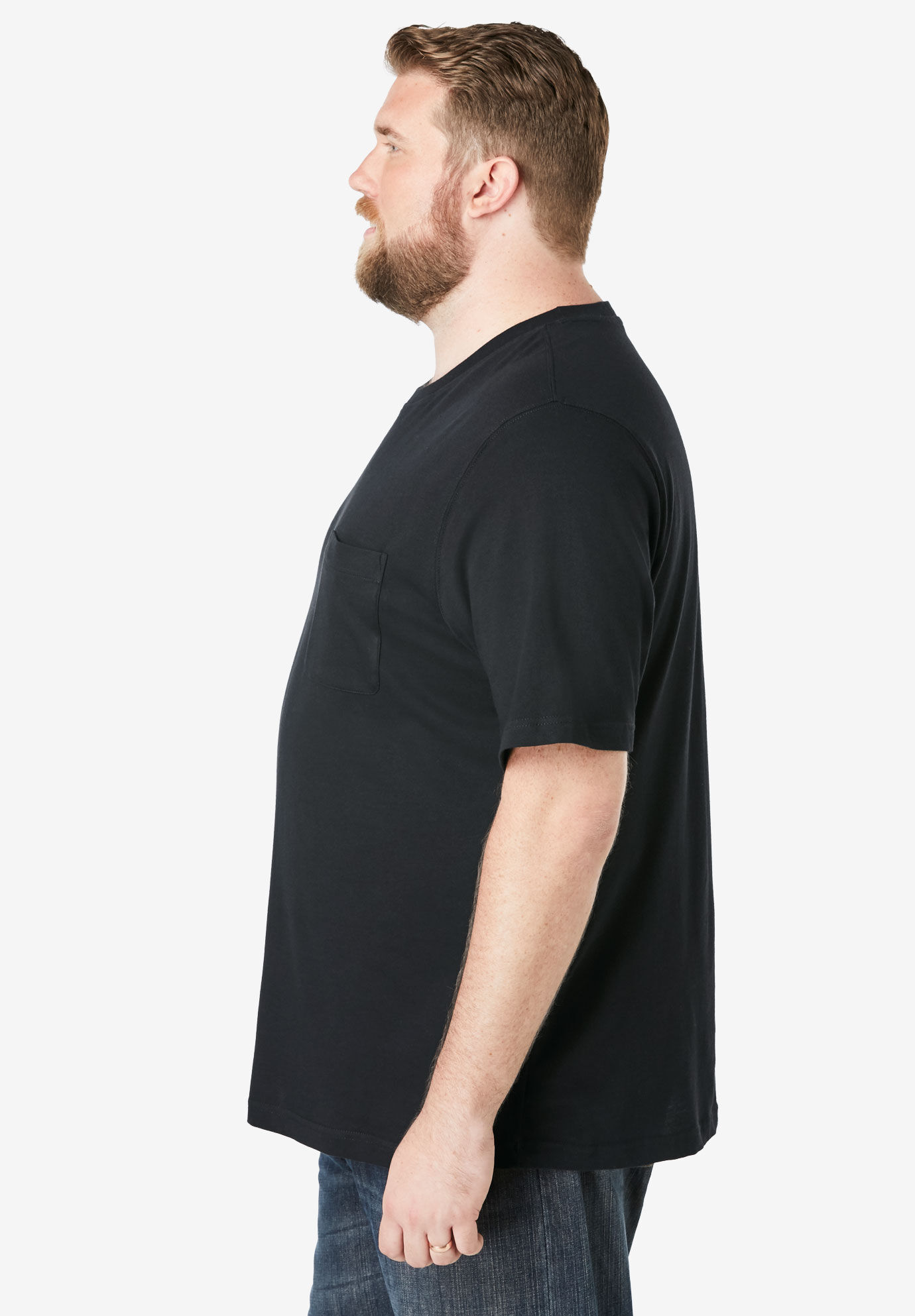 KingSize Men's Big & Tall Shrink-Less™ Lightweight Crewneck T-Shirt