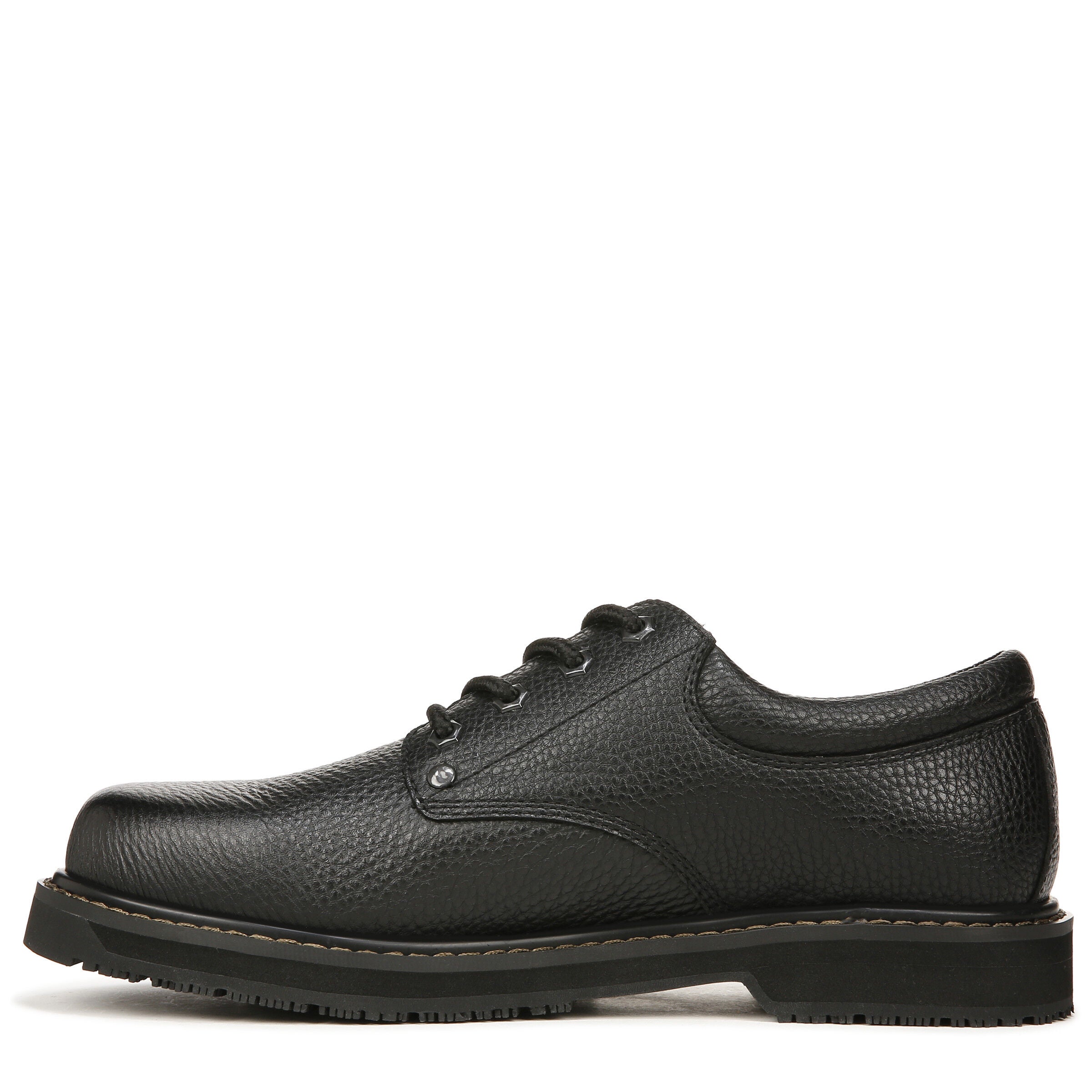 Harrington II Slip Resistant Oxford, BLACK, alternate image number 5