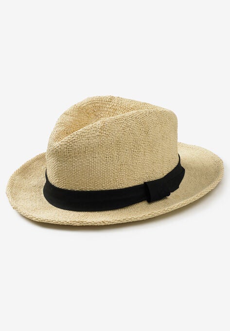 Straw Fedora, NATURAL, hi-res image number null
