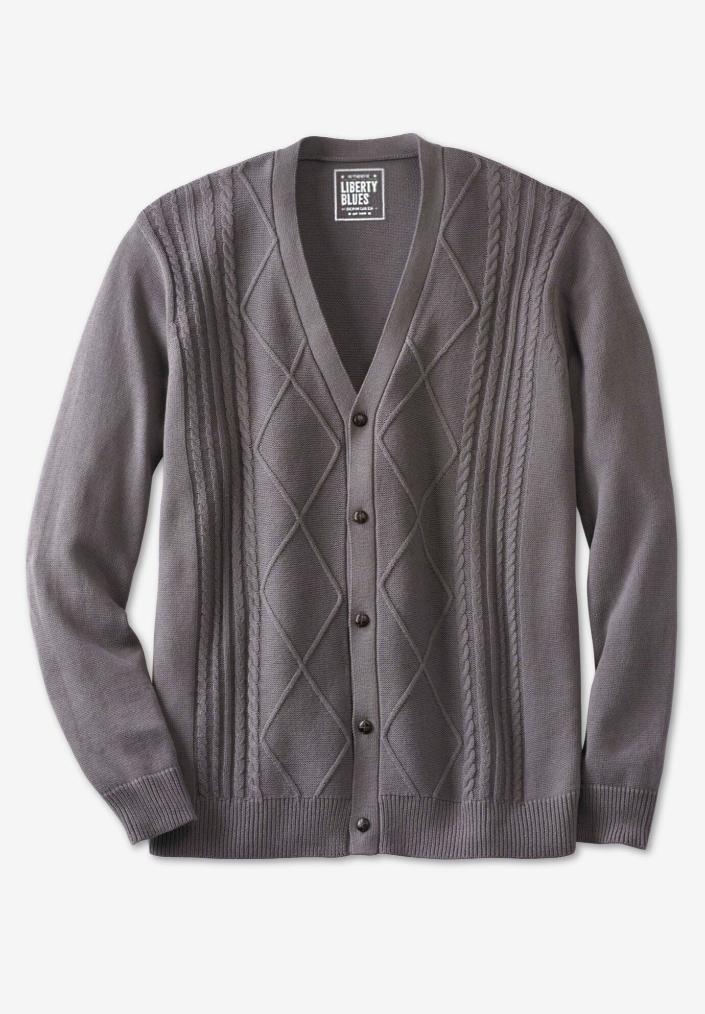 Big and tall cardigan sweaters top