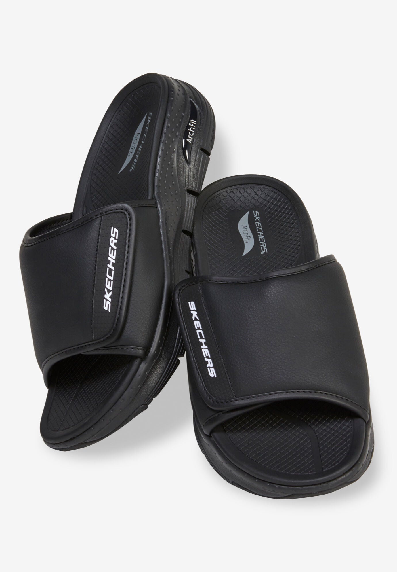 Slides with adjustable strap sales