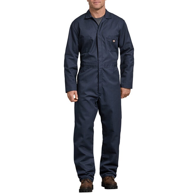 Blended Long Sleeve Coveralls, DARK NAVY, hi-res image number 0