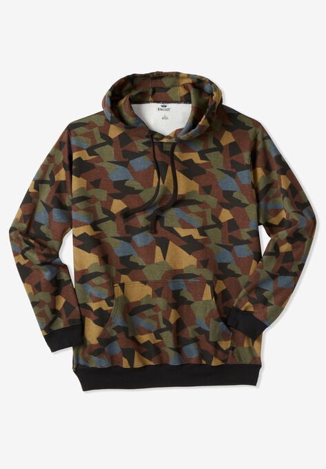 Novelty Fleece Pullover Hoodie, DIGITAL CAMO, hi-res image number null