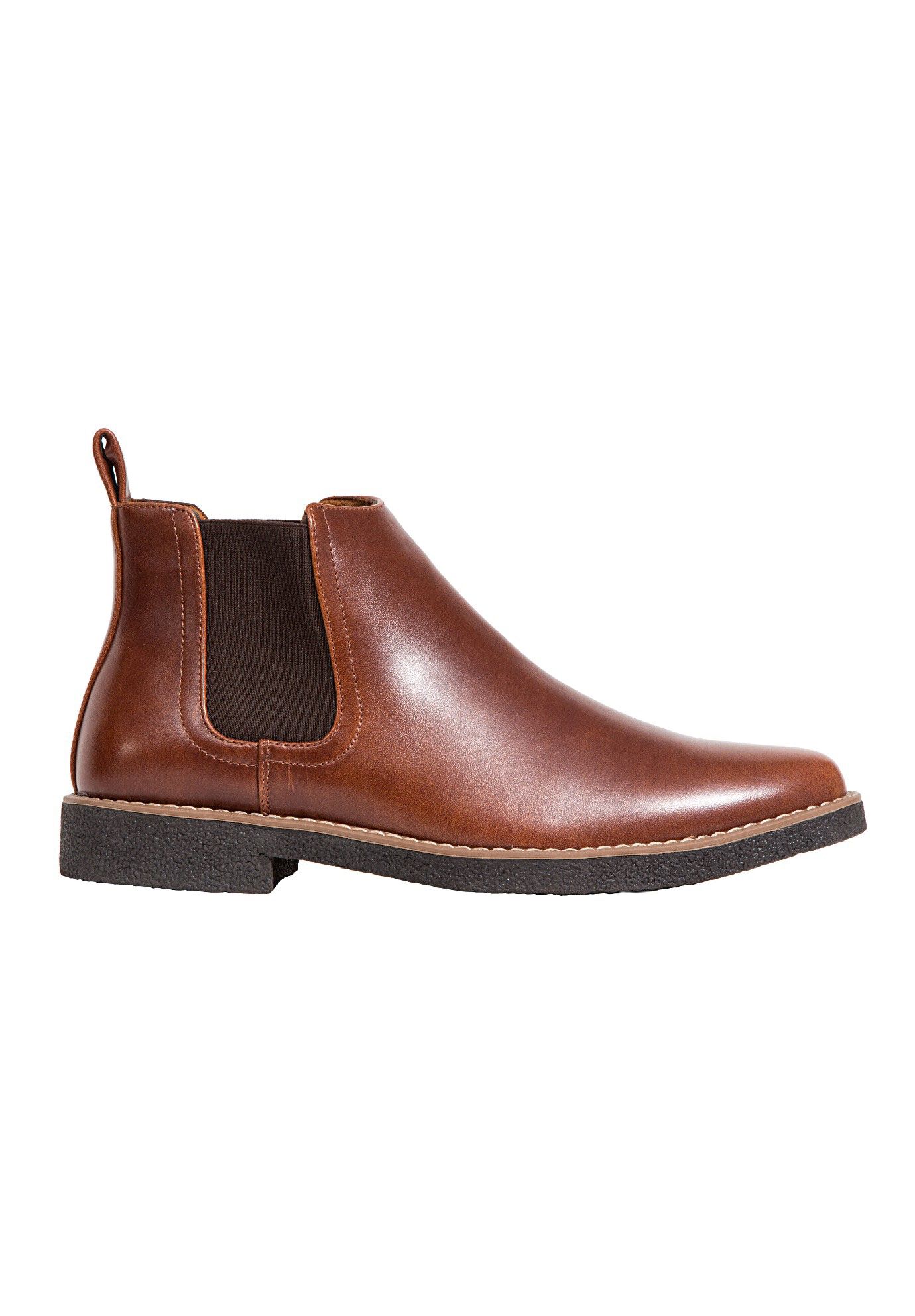 Deer Stags Rockland Memory Foam Chelsea Boots Black King Size