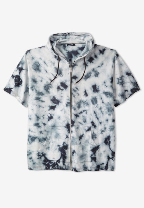 Short Sleeve Full Zip Hoodie, , hi-res image number null