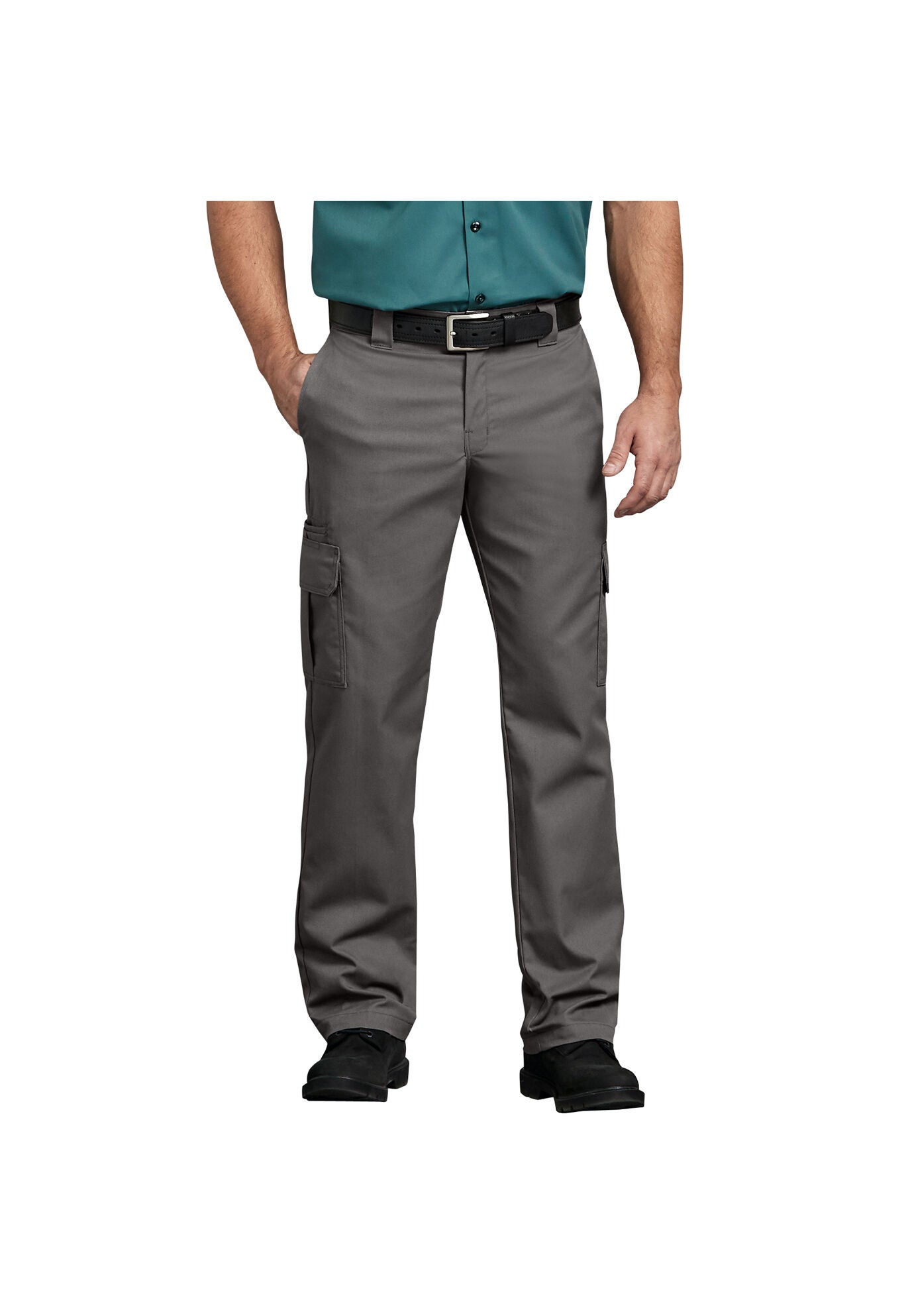 Dickies Flex Regular Fit Straight Leg Cargo Pants, GRAVEL GRAY, hi-res image number 0