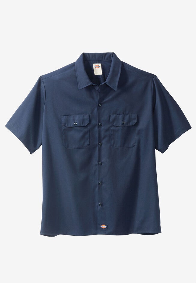 Dickies® Woven Work Shirt , DARK NAVY, hi-res image number null