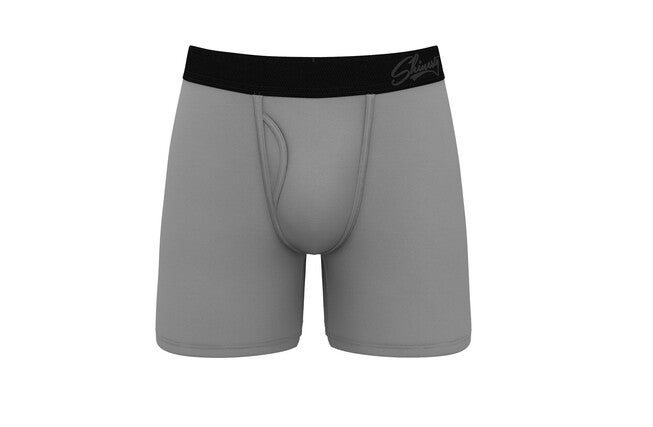 The 50 Shades | Grey Ball Hammock® Pouch Underwear With Fly, GRAY, hi-res image number null