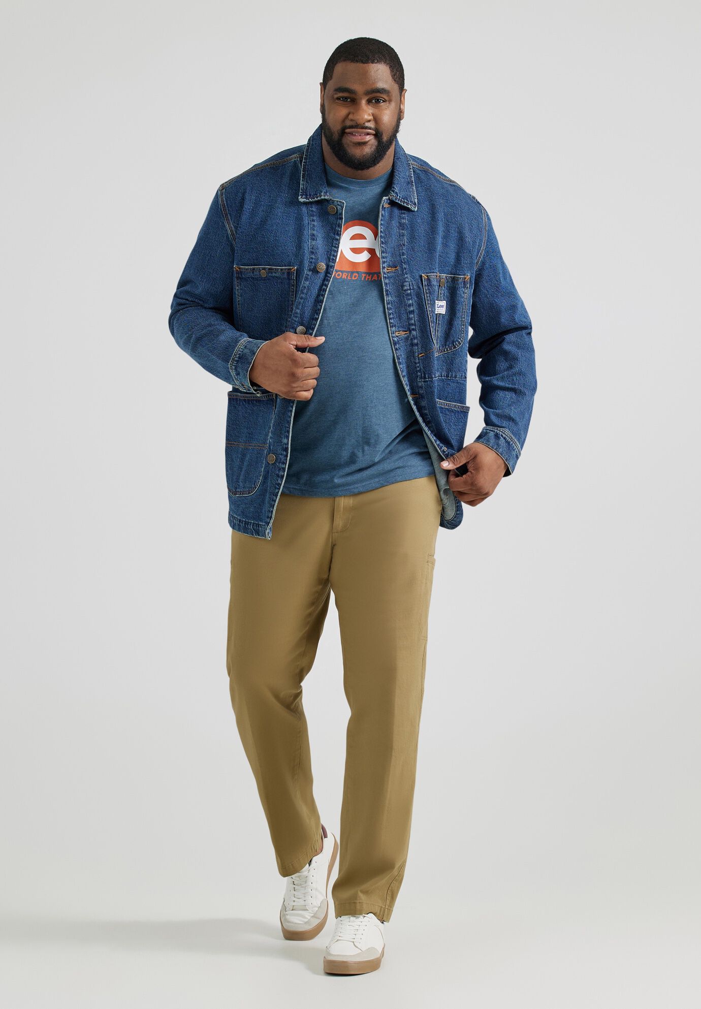 Lee Extreme Motion Straight Fit Cargo Pant, NOMAD, hi-res image number 0