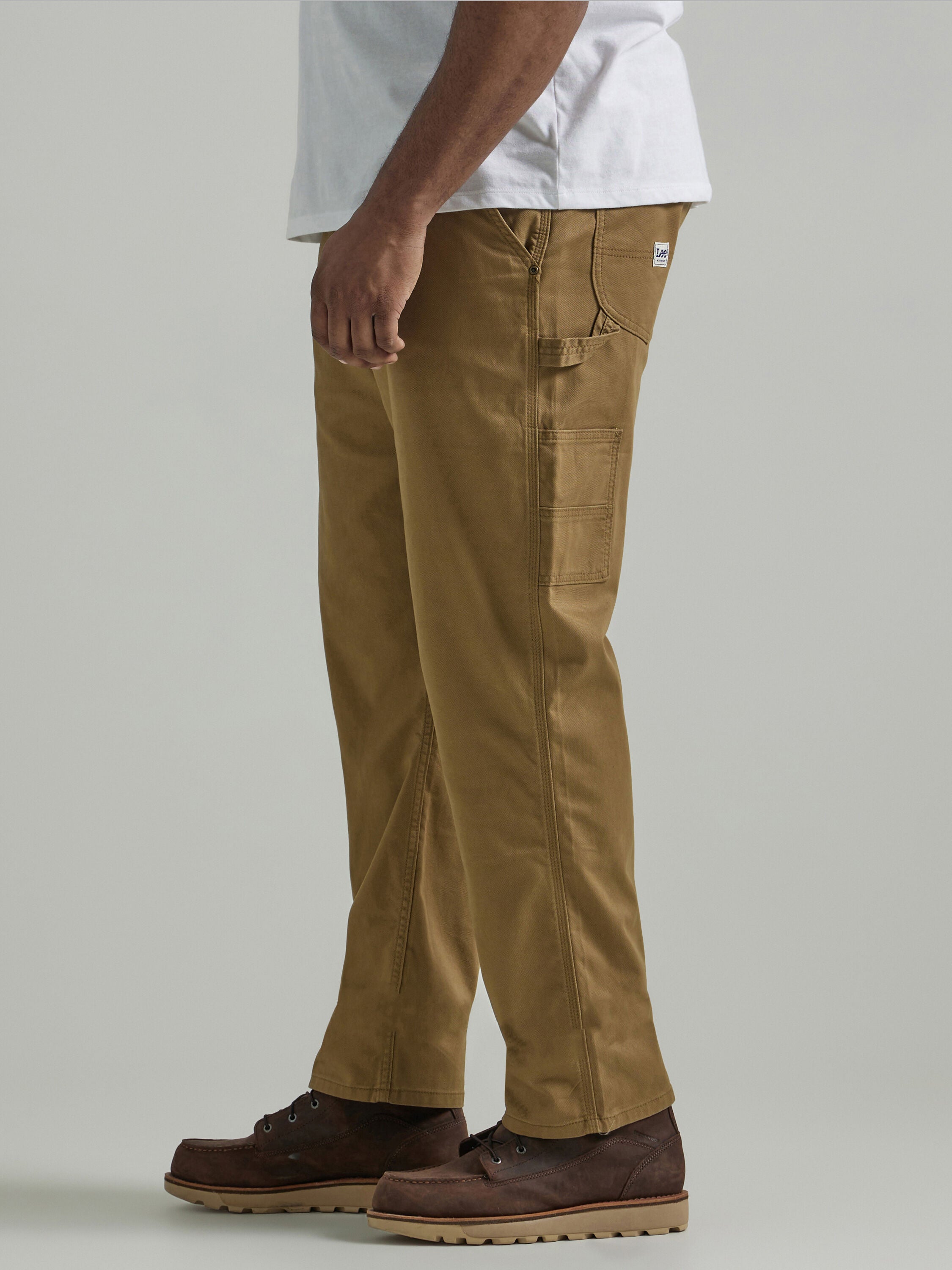 Legendary Workwear Loose Fit Carpenter Jean, DARK KHAKI, alternate image number 3