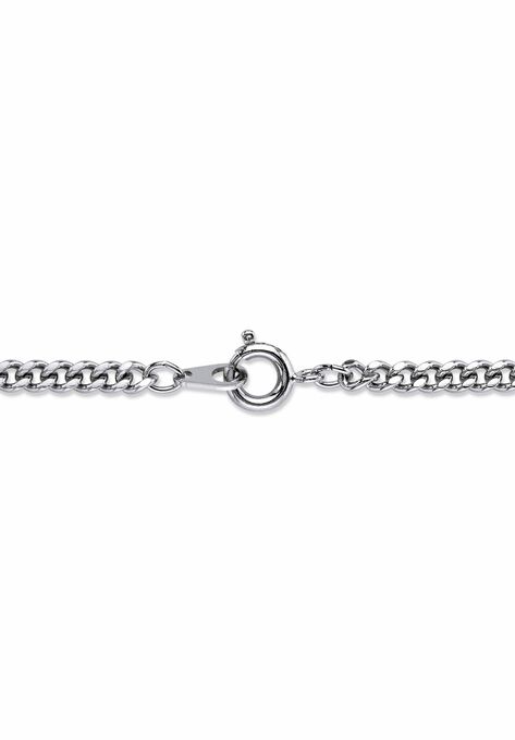 Sterling Silver Crucifix Cross Pendant with 24" Chain, , on-hover image number null