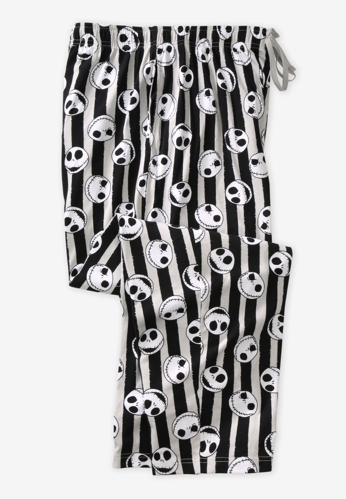 Licensed Novelty Pajama Pants Fun Cotton Jersey Jack Stripe Toss King Size