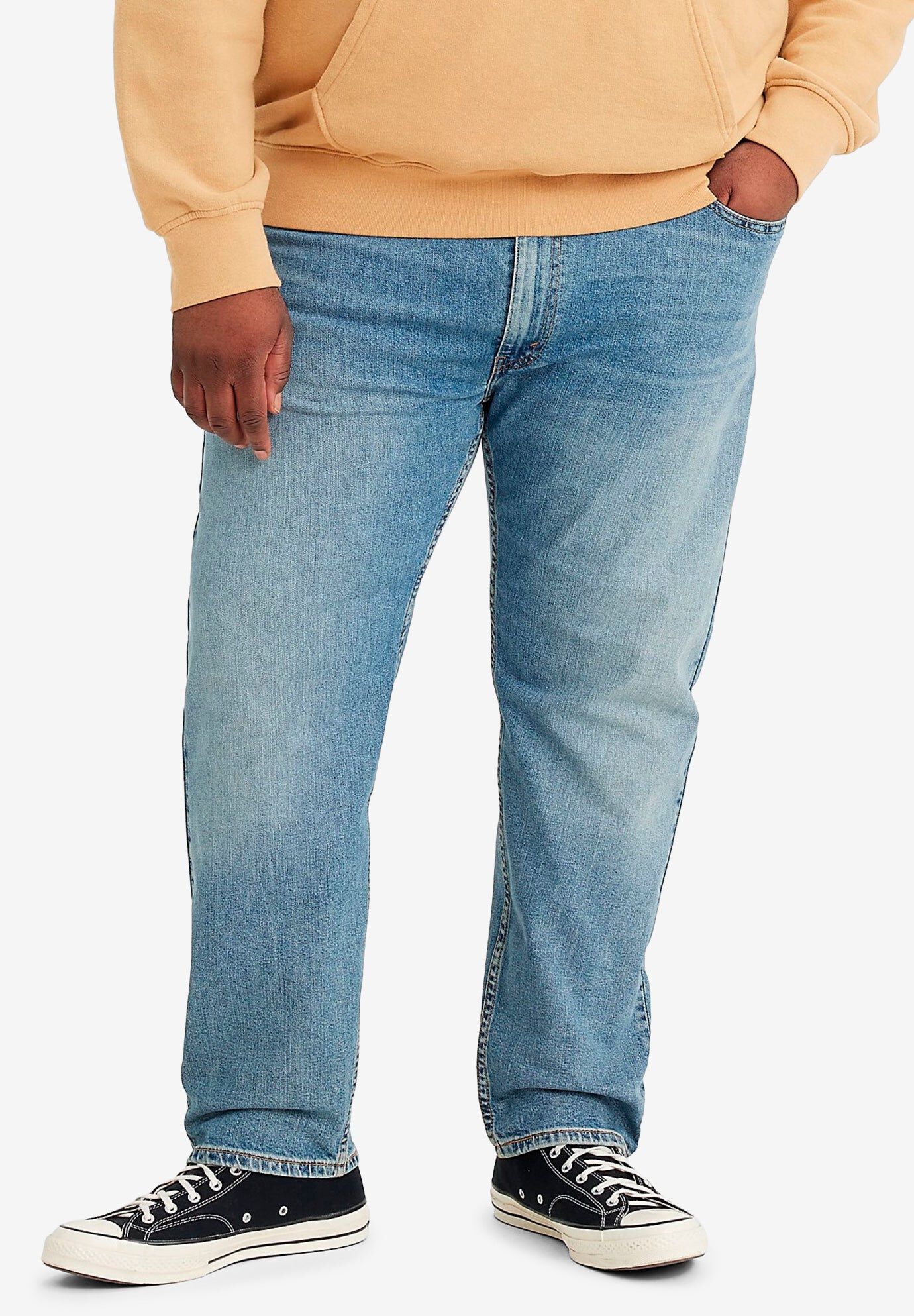 Regular Fit Levi's® 502™ Taper Jeans, Light Stonewash King Size