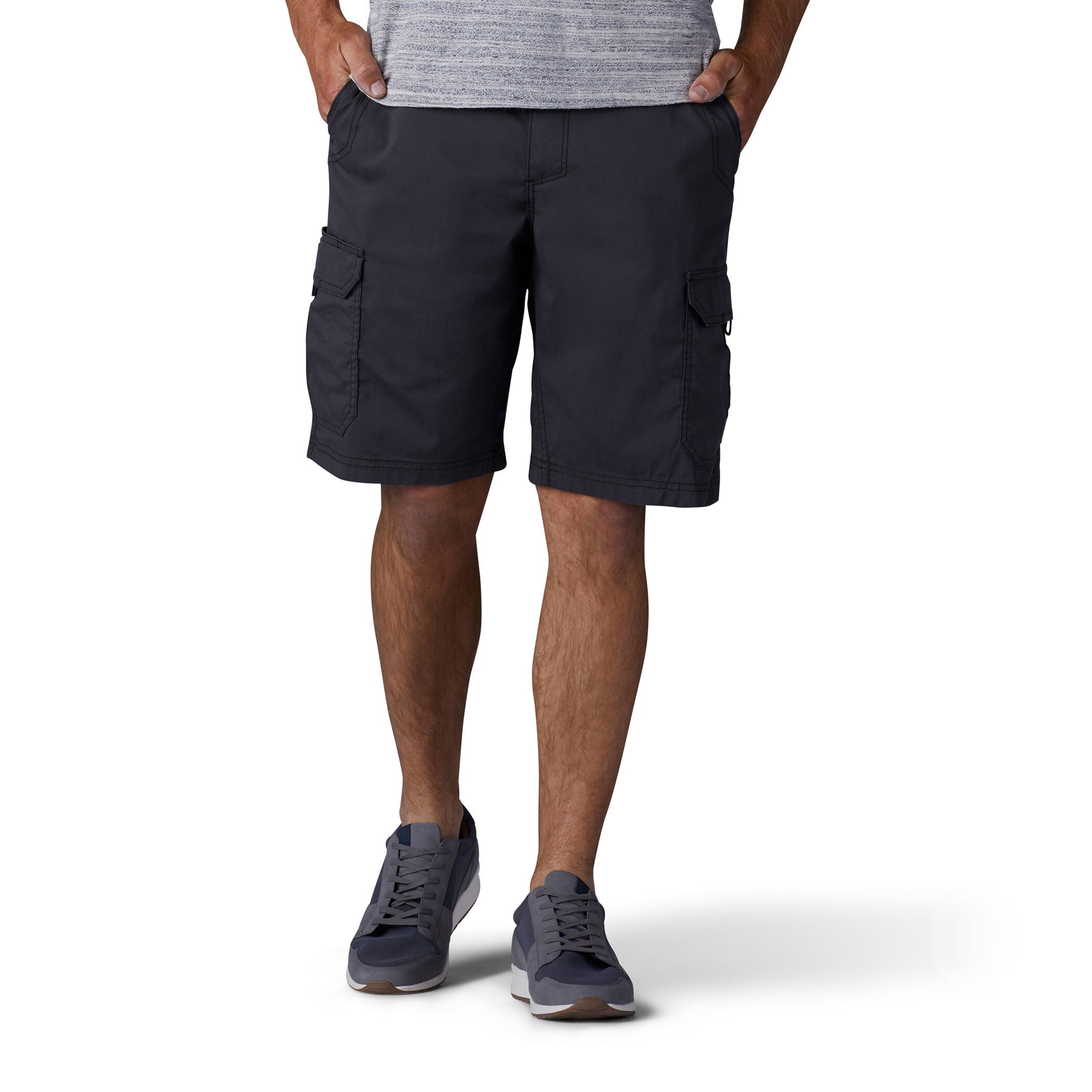 Lee Extreme Motion Crossroads Cargo Short Shorts, ANTHRACITE, hi-res image number 0