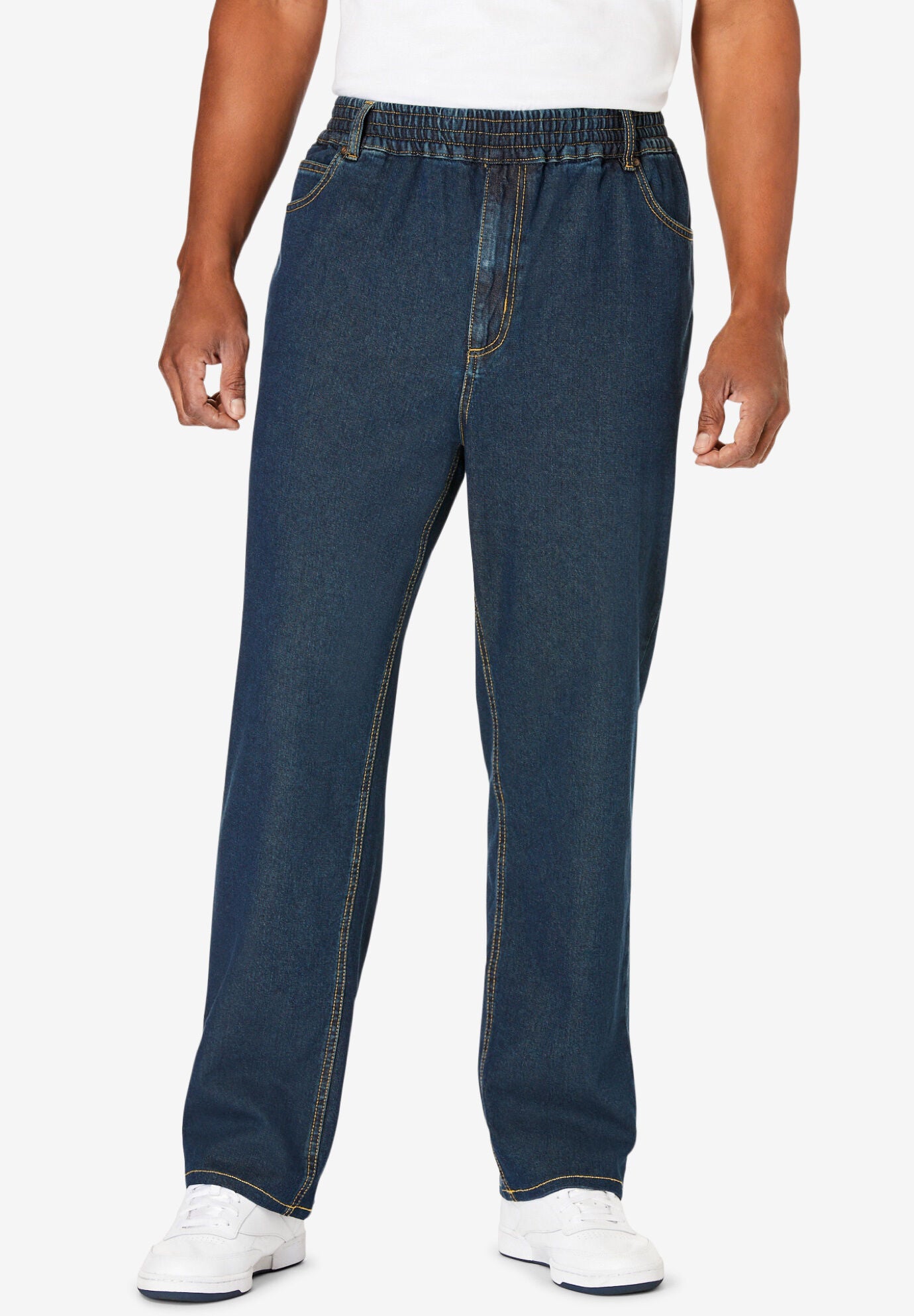 Loose Fit Comfort Waist Jeans | King Size