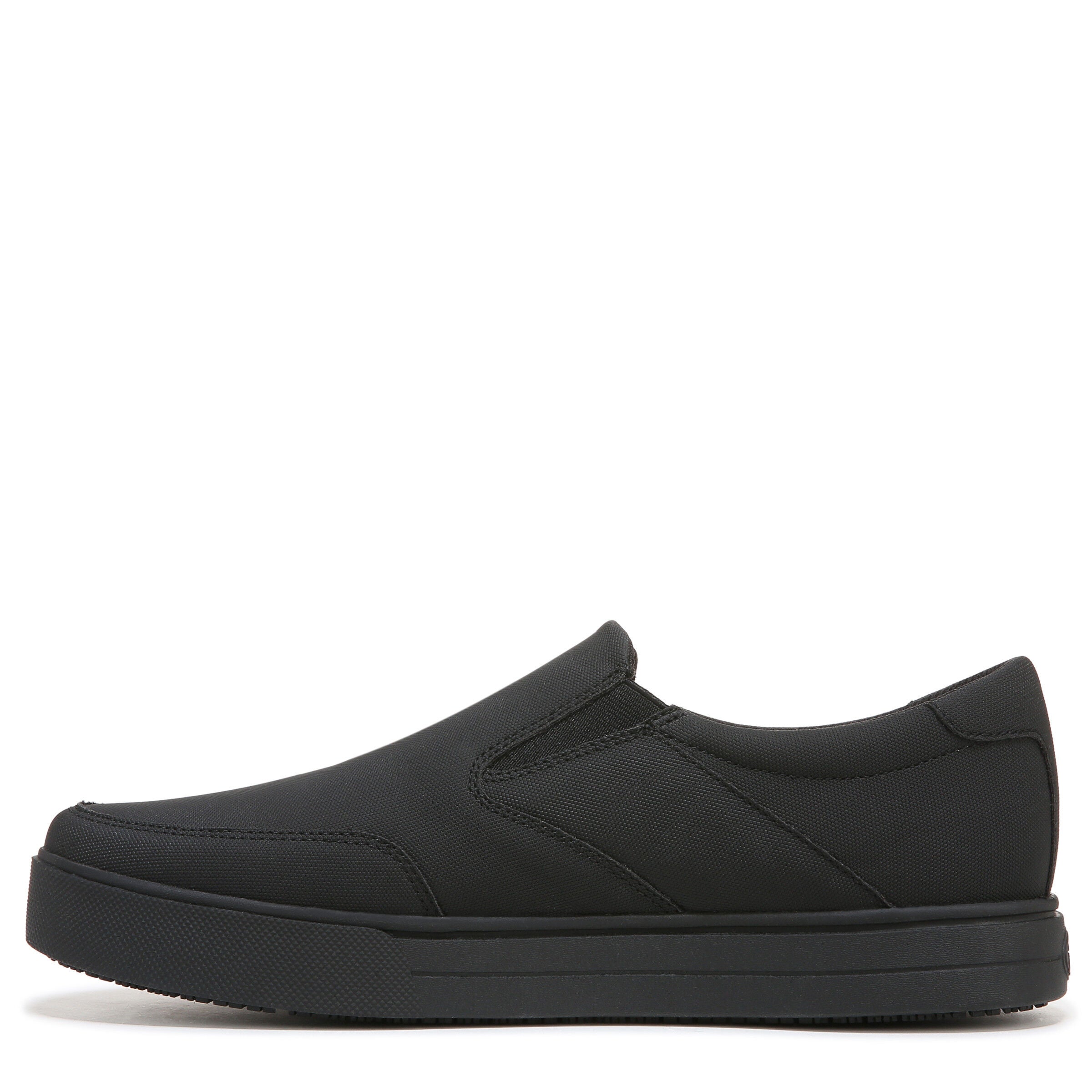 Valiant Slip Resistant Slip On Sneaker, BLACK, alternate image number 5