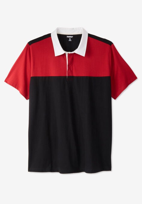 Short Sleeve Rugby, BLACK RUGBY, hi-res image number null