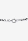 Men'S Sterling Silver Cross Pendant (17Mm) With 24 Inch Chain, , on-hover image number null