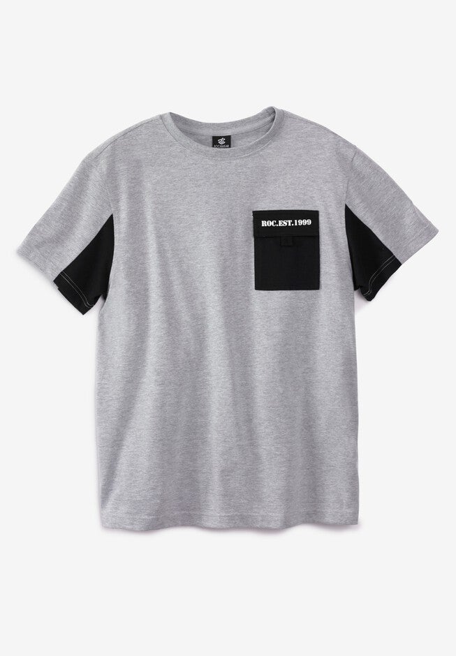 Rocawear® Crewneck Tee, HEATHER GREY, hi-res image number null