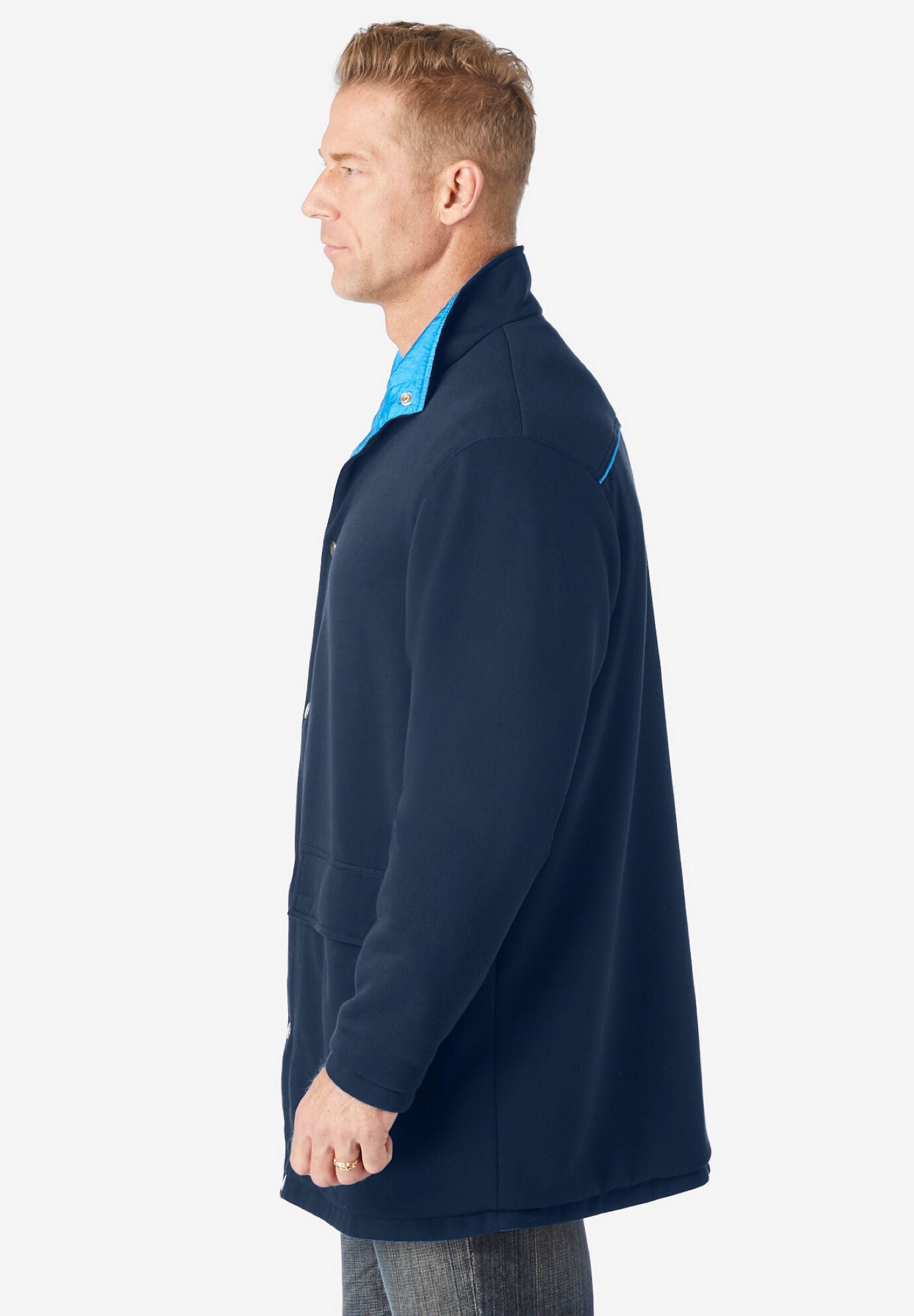 Cozy fleece nylon reversible jacket online