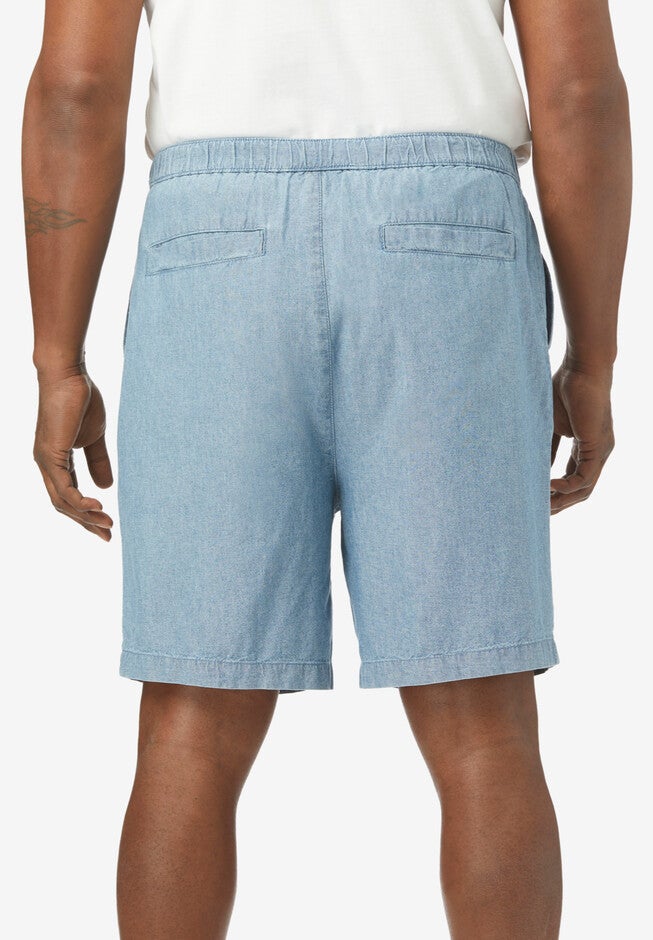 Pull-on Knockarounds® chambray shorts, , on-hover image number null