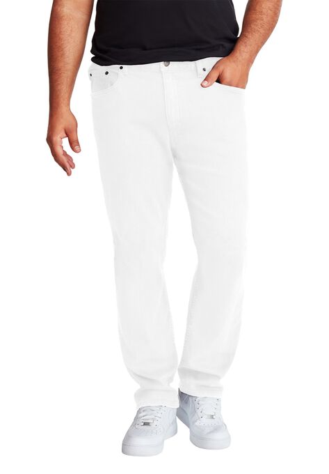 MVP Collections® Straight Fit Jeans, CRYSTAL WHITE, hi-res image number null