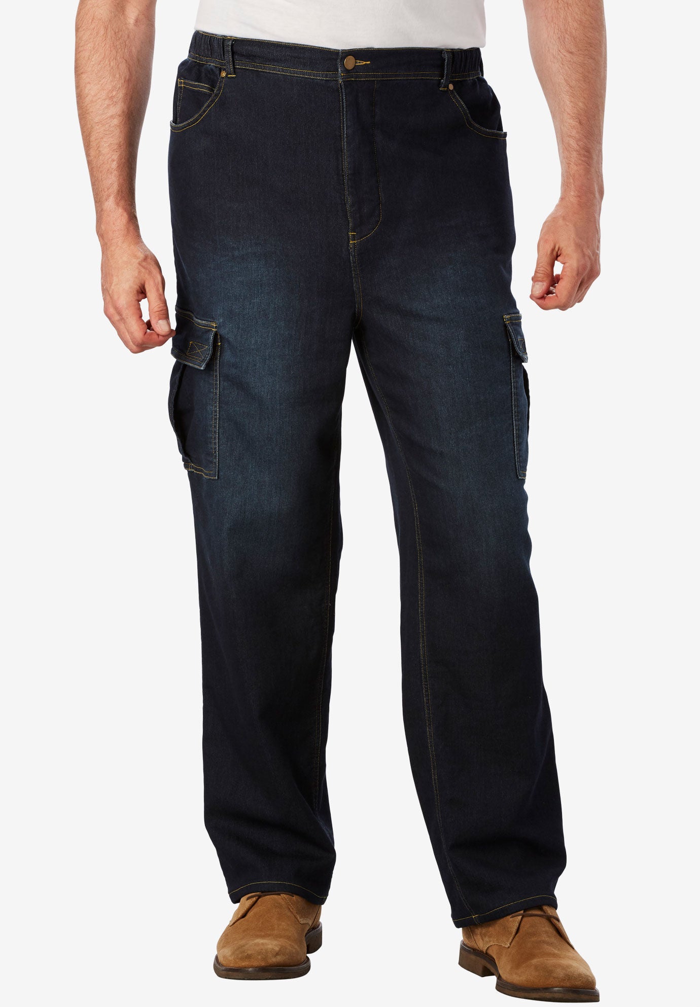 mens big and tall comfort waist jeans