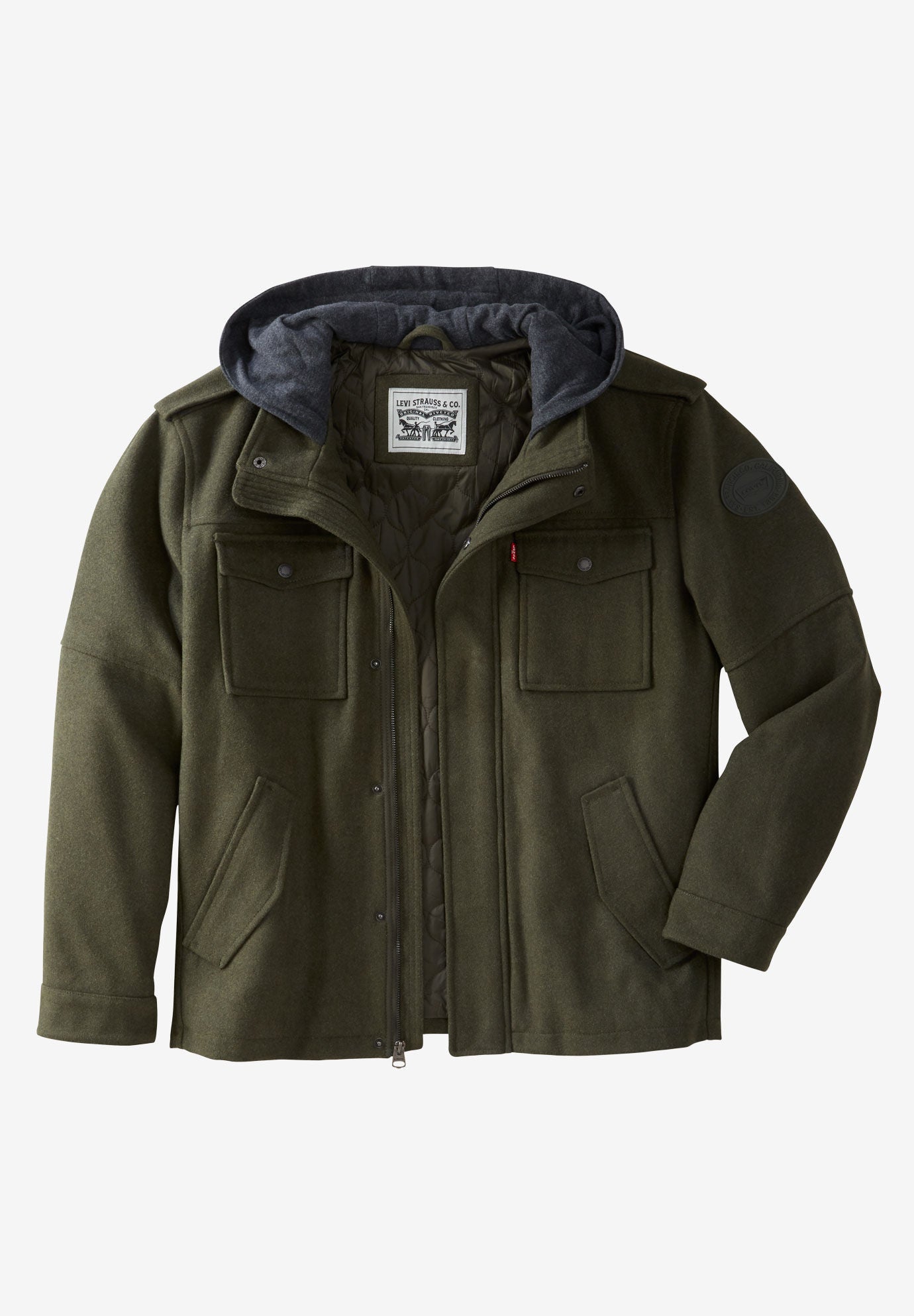 levi's wool trucker