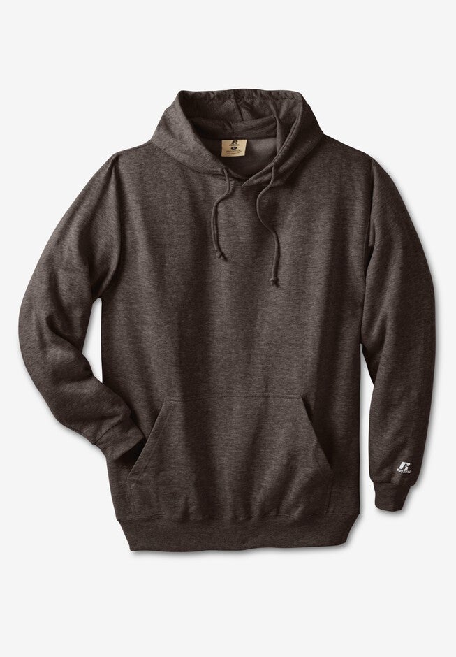 Fleece Pullover Hoodie, CHARCOAL HEATHER, hi-res image number 0