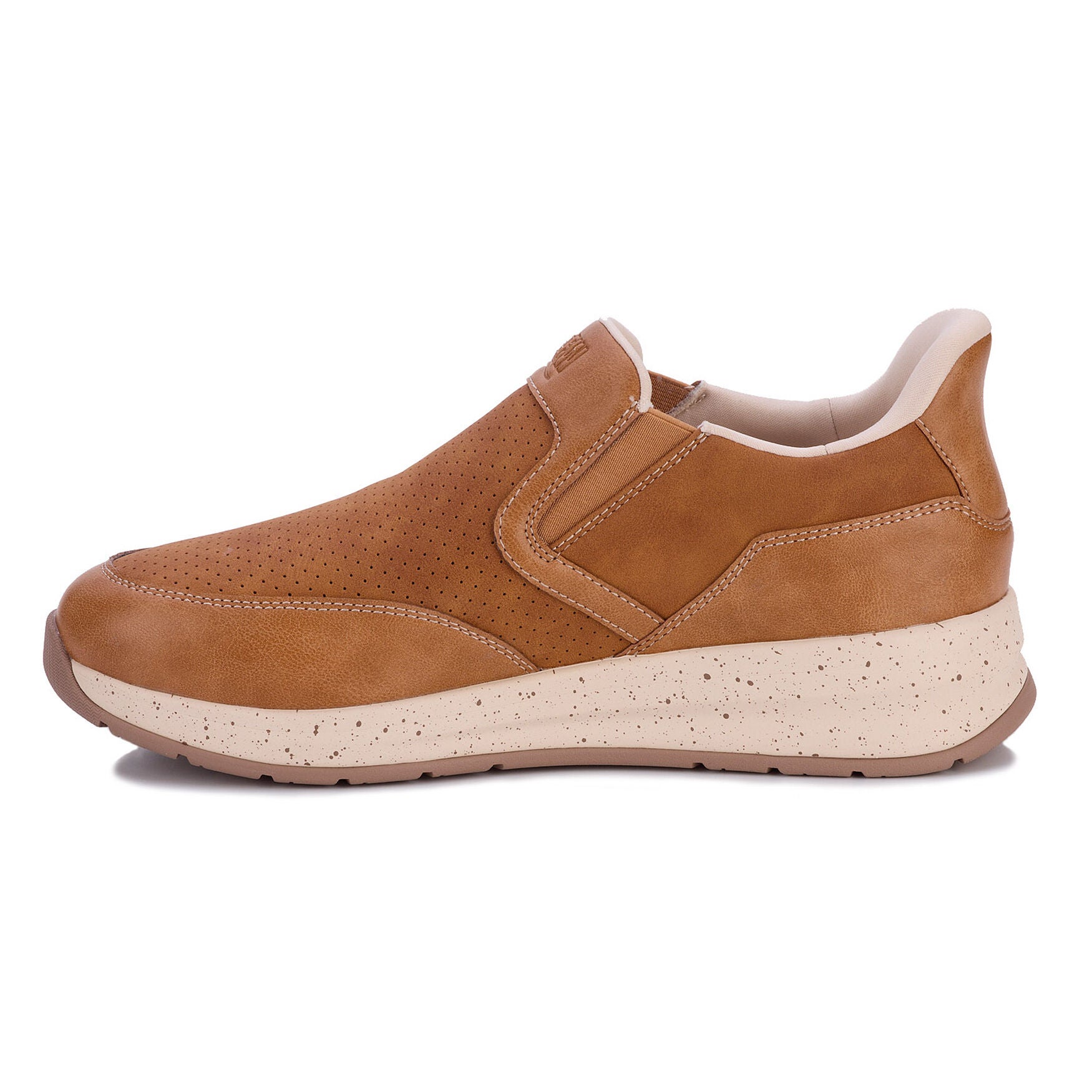 Caleb Twin Gore Loafer, CAMEL, alternate image number 3