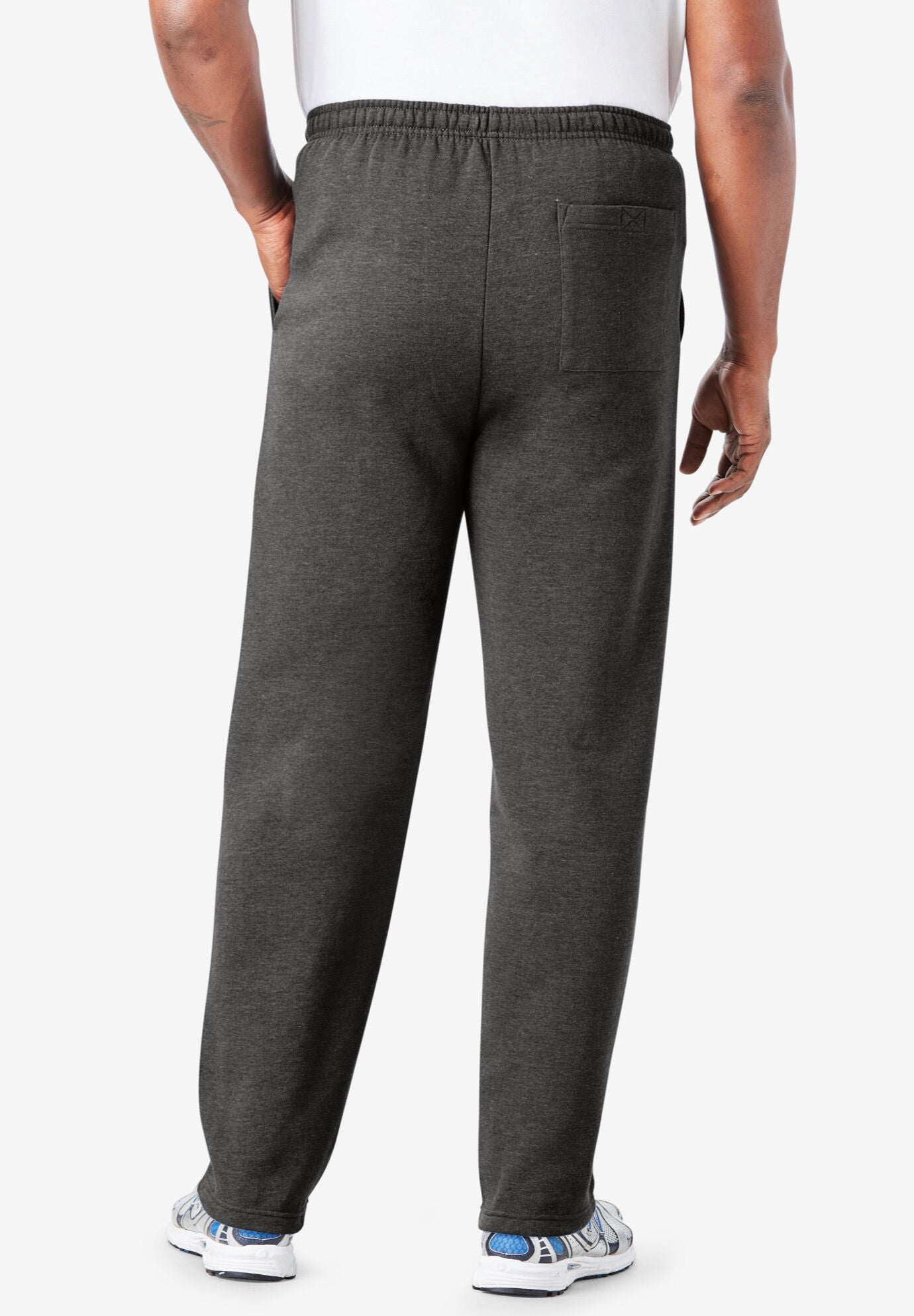Jogging pants with zipper fly sales