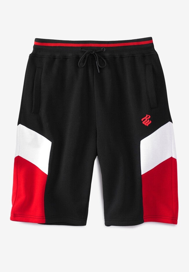Rocawear® Color Block Shorts, RED, hi-res image number null