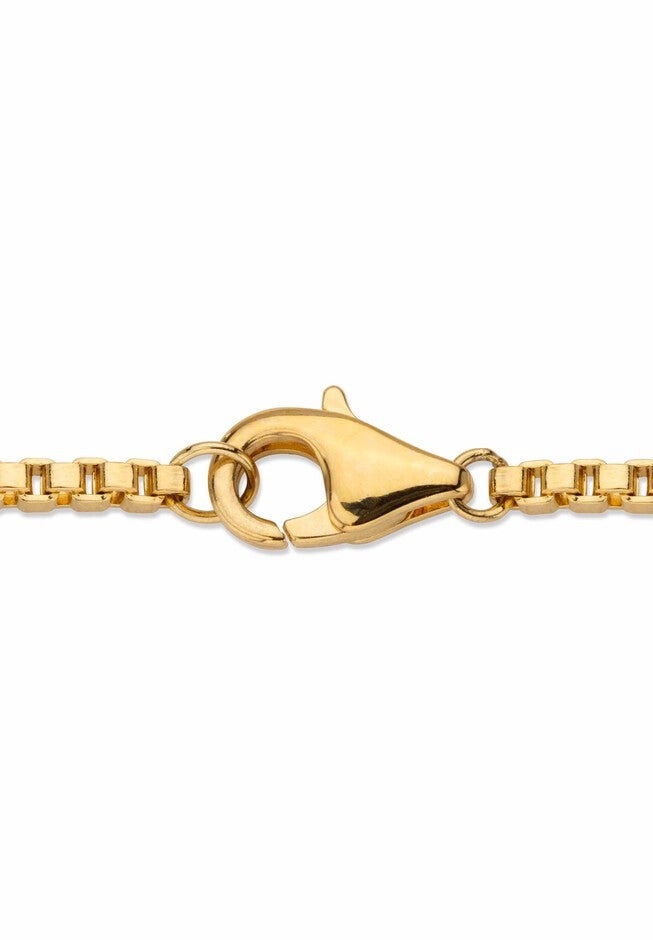 Gold-Plated Lion Head Pendant with Cubic Zirconia accents with 22 inches Chain, , on-hover image number 1